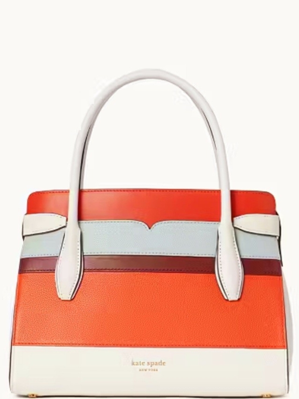 Kate Spade Toujours Stripe Satchel - Picture 6 of 6